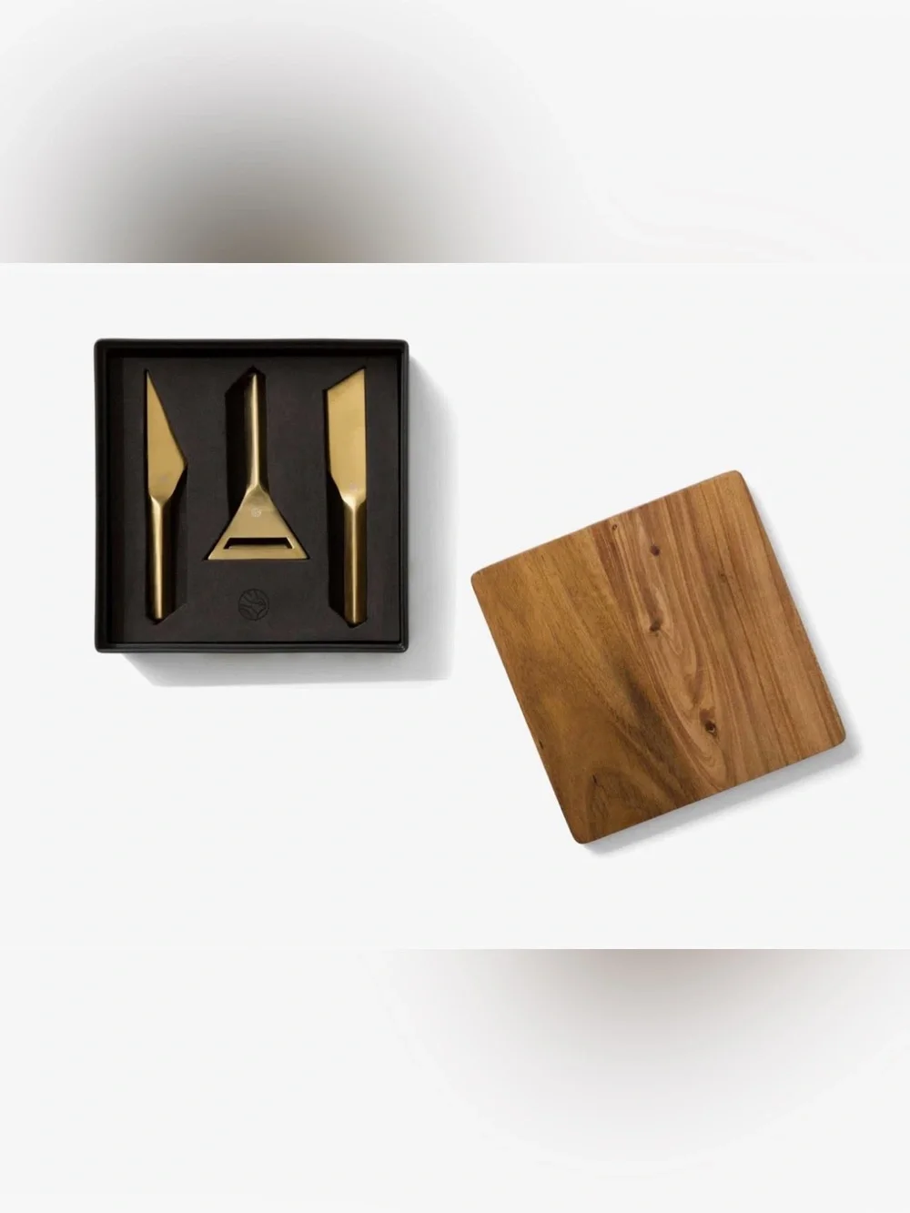 RBT Rabbit Wine Acacia Cheese Knife Set Charcuterie Serving Board NWT